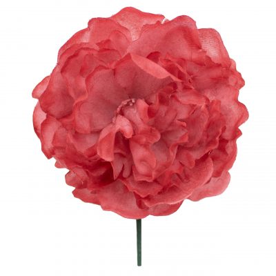 Flor de flamenca mediana color Rojo Carmín