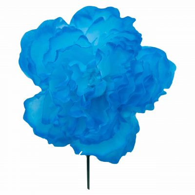 Flor de flamenca mediana color Azul Turquesa