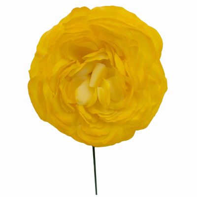 Flor de flamenca mediana color Amarillo
