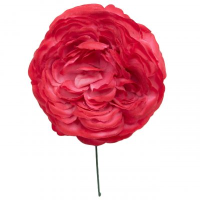 Flor de flamenca mediana color Rojo Guinda