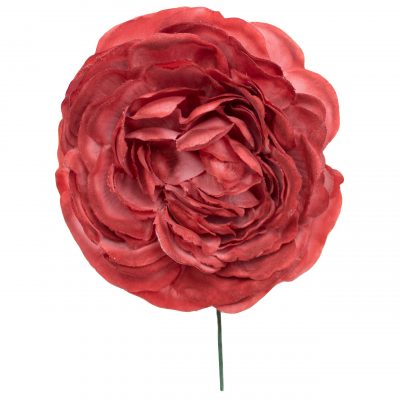 Flor de flamenca mediana color Rojo Carmín
