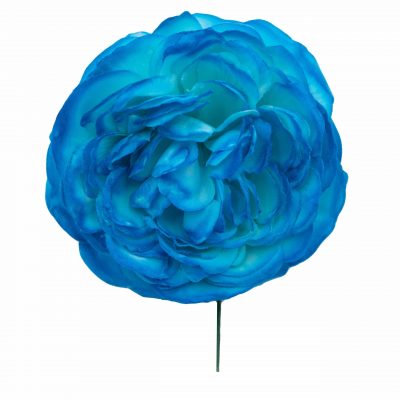 Flor de flamenca mediana color Azul Turquesa