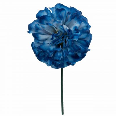 Flor de flamenca mediana color Azul Azafata