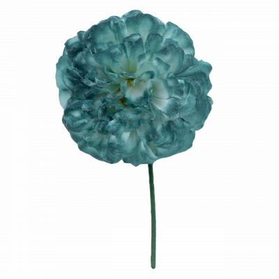 Flor de flamenca mediana color Verde Agua Envejecido