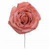 Rosa de flamenca color Coral Envejecido