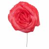 Rosa de flamenca color Rojo Coral