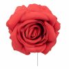 Rosa de flamenca color Rojo