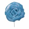 Rosa de flamenca color Azul Ducado