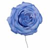 Rosa de flamenca color Azul Azafata