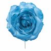 Rosa de flamenca color Azul Azafata