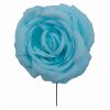 Rosa de flamenca color Aguamar Pastel