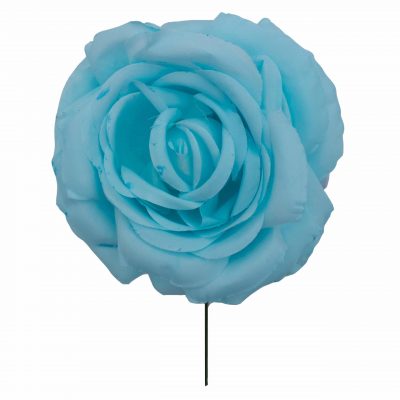 Rosa de flamenca color Aguamar Pastel