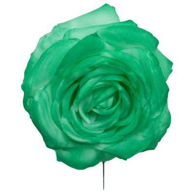 Rosa de flamenca color Verde Andalucía