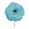 Flor de flamenca estilo peonia color Aguamarina