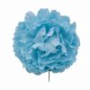 Flor de flamenca estilo peonia color Celeste