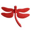 Flamenca brooch red resin dragonfly