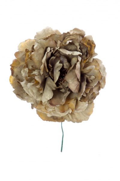 Flor de flamenca color oro