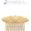 Ivory resin flamenco comb