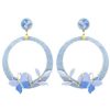 Celestial flamenco earring with butterfly