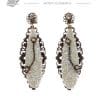 Ivory flamenco earring
