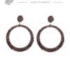Flamenco silver earring