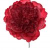 Peonia rizada carmín