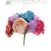 Multi-colored flamenco bouquet