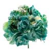 Flamenco bouquet in water green shades