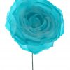 Rosa de flamenca color aguamarina