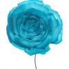 Rosa de flamenca color turquesa