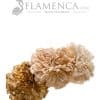 Tiara de flamenca en tonos beige degradados