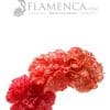 Tiara de flamenca en tonos corales