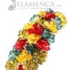 Tiara de flamenca multicolor